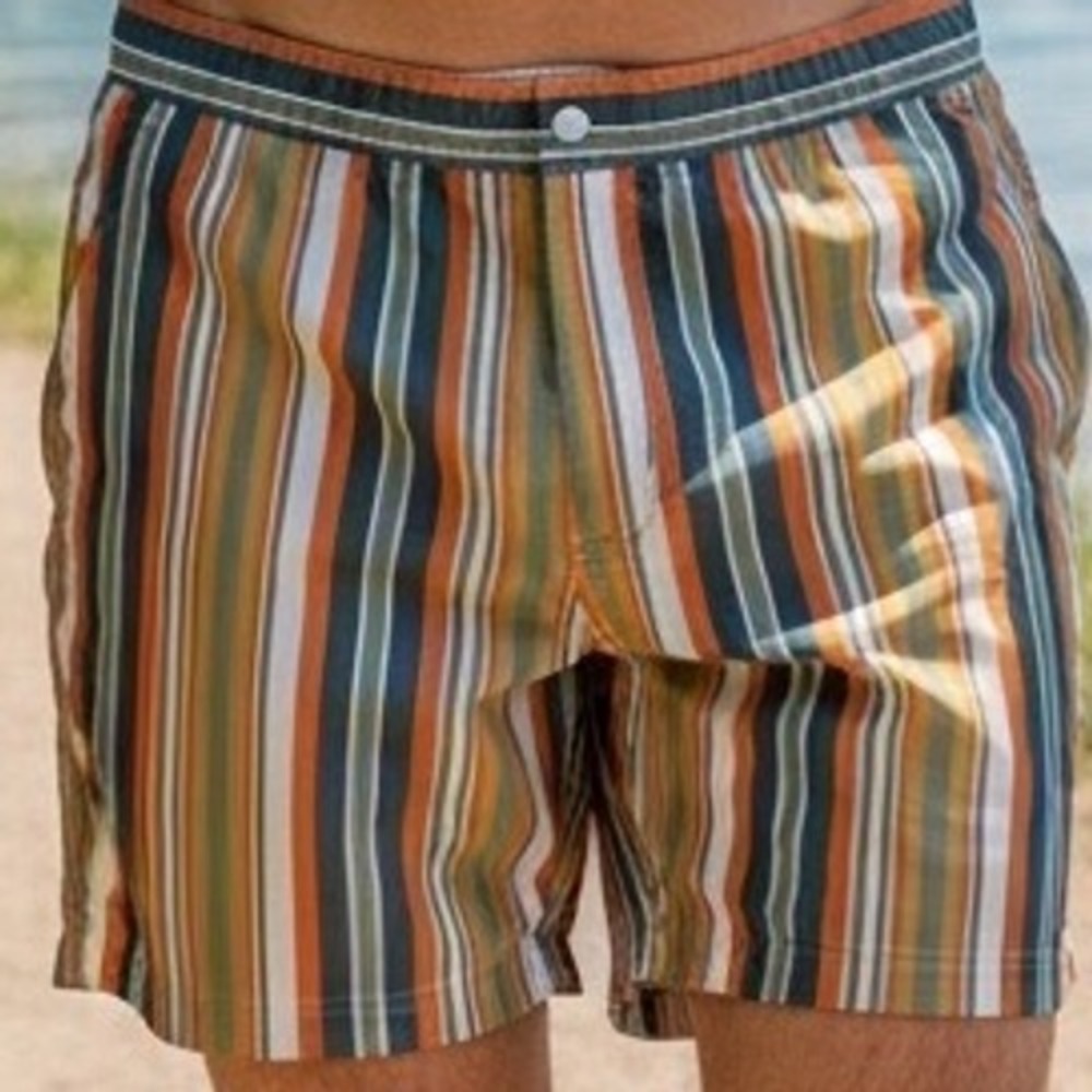VRST Mens Vertical Stripe Performance Shorts Multi-Color XL MAX251107P